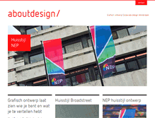 Tablet Screenshot of aboutdesign.nl